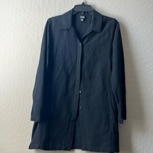 Eileen Fisher Boxy Button Front Jacket, Size Small